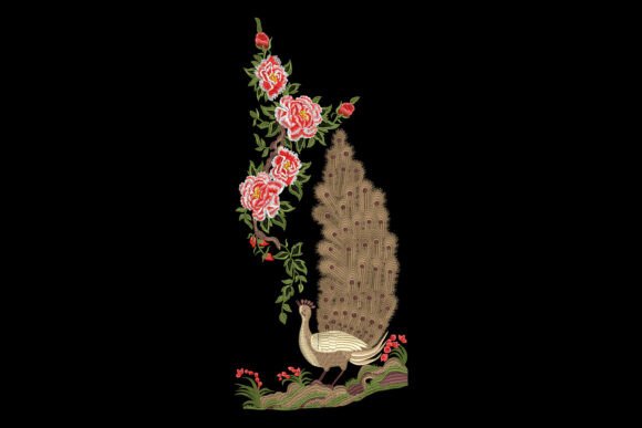 Elegant Peacock and Bloom for Business