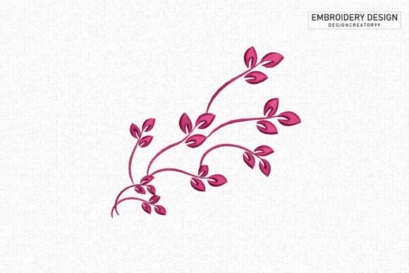 Flower Embroidery Design for Business Use