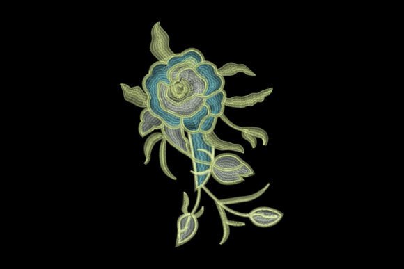 Icy Blue Rose: A Charming Addition to Your Apparel