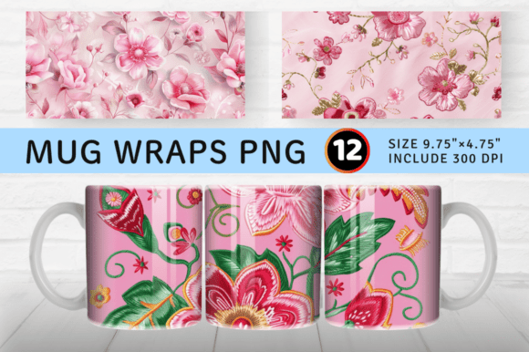 Pink Embroidery Flowers for Boutique Apparel